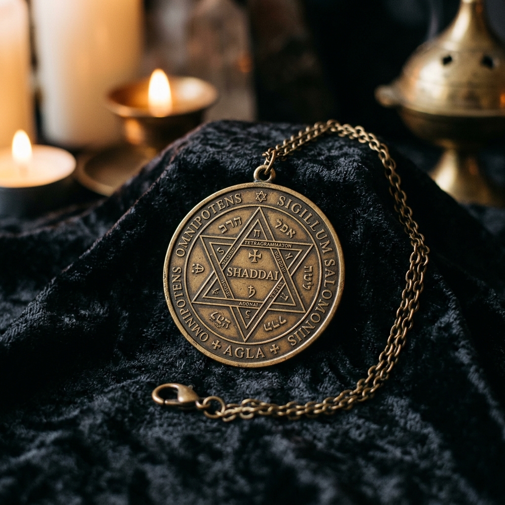 Sello Talismánico de Salomón en Bronce